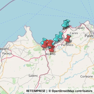 Mappa Lungomare di Alcamo Marina, 91011 Alcamo TP, Italia (10.9175)