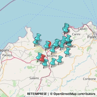 Mappa Lungomare di Alcamo Marina, 91011 Alcamo TP, Italia (12.3405)