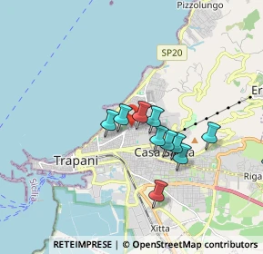 Mappa Via Madonna di Fatima, 91100 Trapani TP, Italia (1.72182)