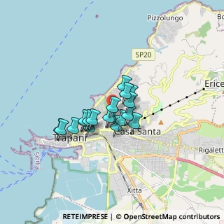Mappa Via Madonna di Fatima, 91100 Trapani TP, Italia (1.22632)