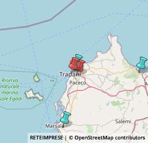 Mappa Via Madonna di Fatima, 91100 Trapani TP, Italia (51.3095)