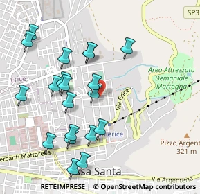 Mappa Via Rometta, 91016 Casa Santa TP, Italia (0.5815)