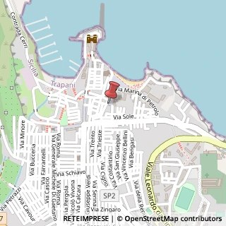 Mappa Piazza Europa, 7, 91014 Castellammare del Golfo, Trapani (Sicilia)