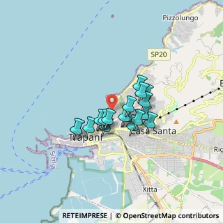 Mappa Via Valenza Benedetto, 91100 Trapani TP, Italia (1.27211)