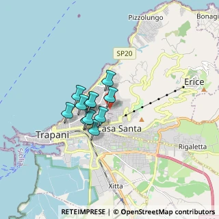 Mappa Via Sicilia, 91016 Trapani TP, Italia (1.21091)