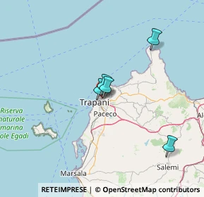 Mappa Via Santa Costanza, 91100 Casa Santa TP, Italia (45.63154)