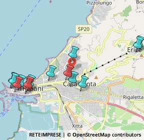Mappa Via Santa Costanza, 91100 Casa Santa TP, Italia (2.66214)