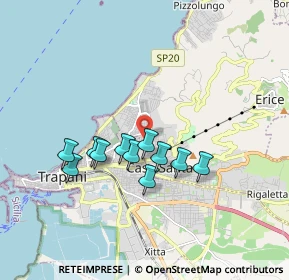 Mappa Via Santa Costanza, 91100 Casa Santa TP, Italia (1.63909)
