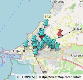 Mappa Via Santa Costanza, 91100 Casa Santa TP, Italia (1.149)