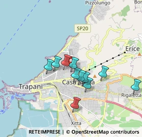 Mappa Via Santa Costanza, 91100 Casa Santa TP, Italia (1.57636)