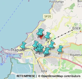 Mappa Via Santa Costanza, 91100 Casa Santa TP, Italia (1.44583)