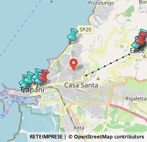Mappa Via Santa Costanza, 91100 Casa Santa TP, Italia (3.23)