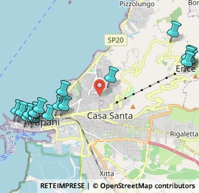 Mappa Via Santa Costanza, 91100 Casa Santa TP, Italia (3.10667)