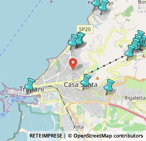 Mappa Via Santa Costanza, 91100 Casa Santa TP, Italia (2.85462)