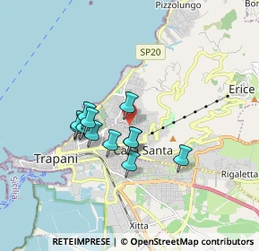 Mappa Via Santa Costanza, 91100 Casa Santa TP, Italia (1.49417)