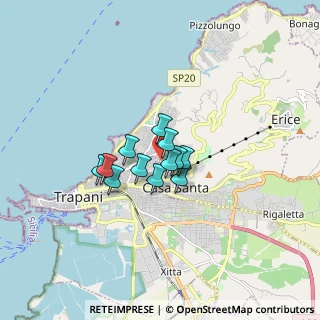Mappa Via Olimpica, 91016 Casa Santa TP, Italia (1.07)