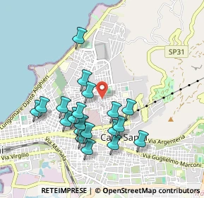 Mappa Via Santa Costanza, 91100 Casa Santa TP, Italia (1.004)