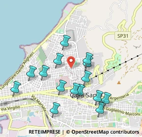 Mappa Via Santa Costanza, 91100 Casa Santa TP, Italia (1.06933)
