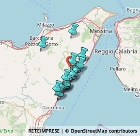 Mappa Contrada Fontana, 98026 Nizza di Sicilia ME, Italia (10.0125)