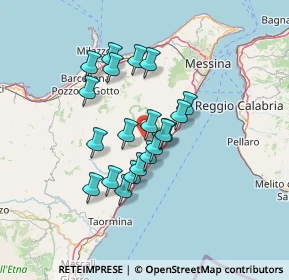 Mappa Contrada Fontana, 98026 Nizza di Sicilia ME, Italia (11.955)