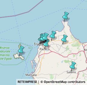 Mappa Via Salvatore Caruso, 91016 Erice TP, Italia (9.765)