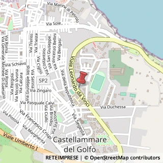 Mappa Via Gaetano Donizetti, 6, 91014 Castellammare del Golfo, Trapani (Sicilia)