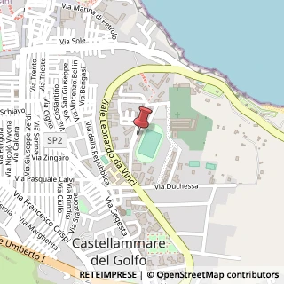 Mappa Via Galileo Galilei, 1, 91014 Castellammare del Golfo, Trapani (Sicilia)