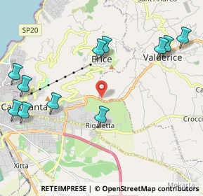 Mappa Contrada Torrebianca-Fico S.S.187 Km. 6+665, 91016 Erice TP, Italia (2.89455)