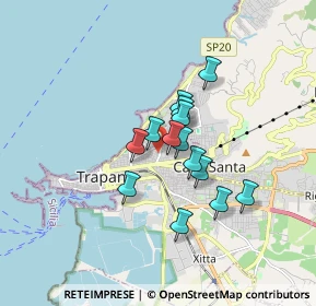 Mappa Via del Mandorlo, 91100 Trapani TP, Italia (1.32929)