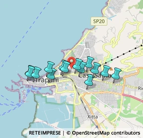 Mappa Via del Mandorlo, 91100 Trapani TP, Italia (1.59857)