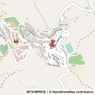 Mappa Via Provvidenza, 3, 98065 Montalbano Elicona, Messina (Sicilia)