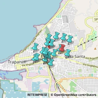 Mappa Via Cortile Lago Ciminino, 91100 Trapani TP, Italia (0.64)