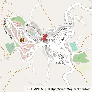 Mappa Corso Principe Umberto, 33, 98065 Montalbano Elicona, Messina (Sicilia)