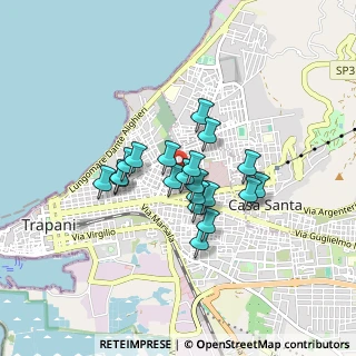 Mappa Via Pantelleria, 91100 Trapani TP, Italia (0.675)