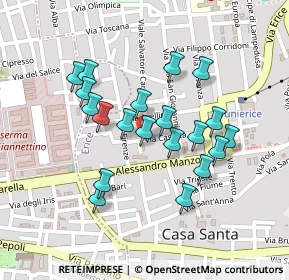 Mappa Via Caserta, 91016 Casa Santa TP, Italia (0.221)