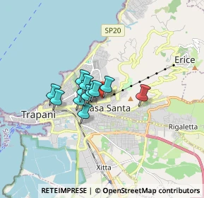 Mappa Via Caserta, 91016 Casa Santa TP, Italia (1.1225)