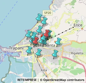 Mappa Via Caserta, 91016 Casa Santa TP, Italia (1.1235)
