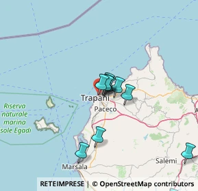 Mappa Via dell' Ulivo, 91100 Trapani TP, Italia (13.84455)