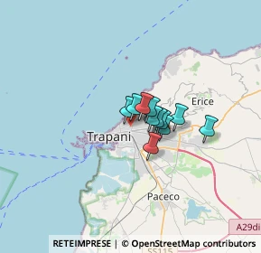 Mappa Via dell' Ulivo, 91100 Trapani TP, Italia (1.81182)