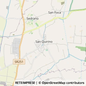 Mappa San Quirino