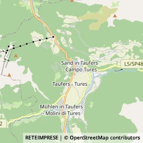 Mappa Campo Tures