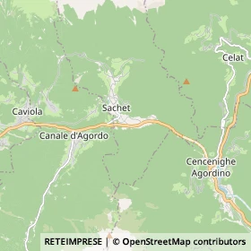 Mappa Vallada Agordina