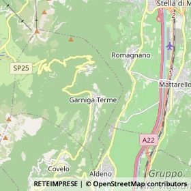 Mappa Garniga Terme