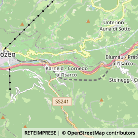 Mappa Cornedo all'Isarco