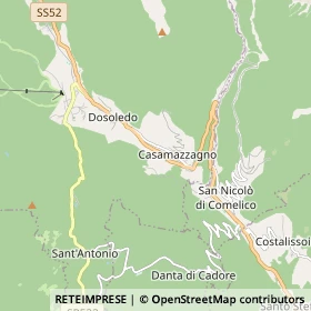 Mappa Comelico Superiore