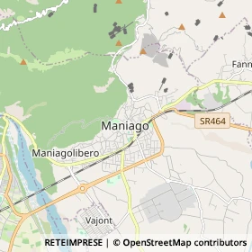 Mappa Maniago
