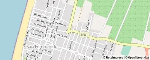 Mappa San Ferdinando