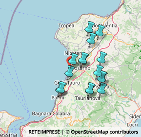 Mappa Via Pavia, 89026 San Ferdinando RC, Italia (13.39)