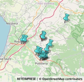 Mappa Via Alfonsello, 89023 Laureana di Borrello RC, Italia (6.592)