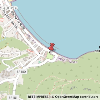 Mappa Via Marina Garibaldi, 98055 Loc. Canneto, Lipari ME, Italia, 98055 Lipari, Messina (Sicilia)